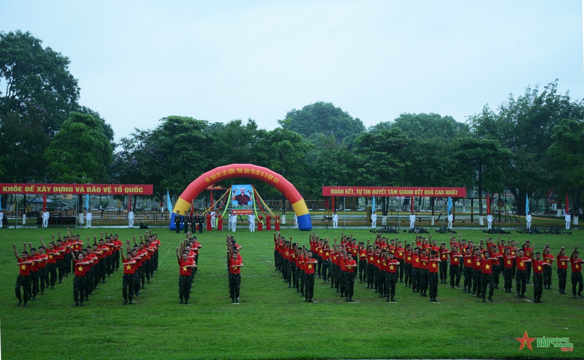 Khai mạc Hội thao Thể dục thể thao lực lượng pháo binh-tên lửa dự bị năm 2024